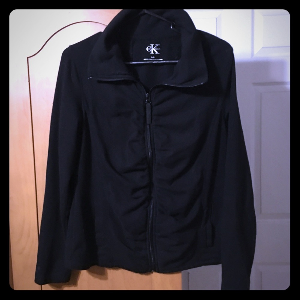 Black Calvin Klein lightweight jacket
